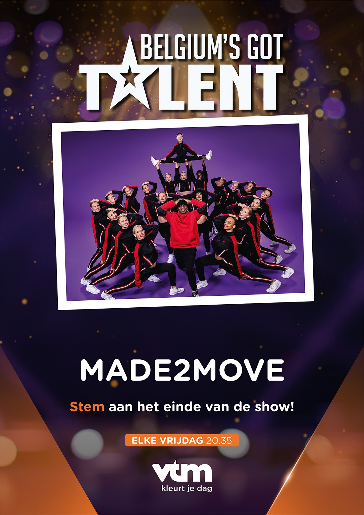 MADE2MOVE Collab Belgium's Got Talent poster